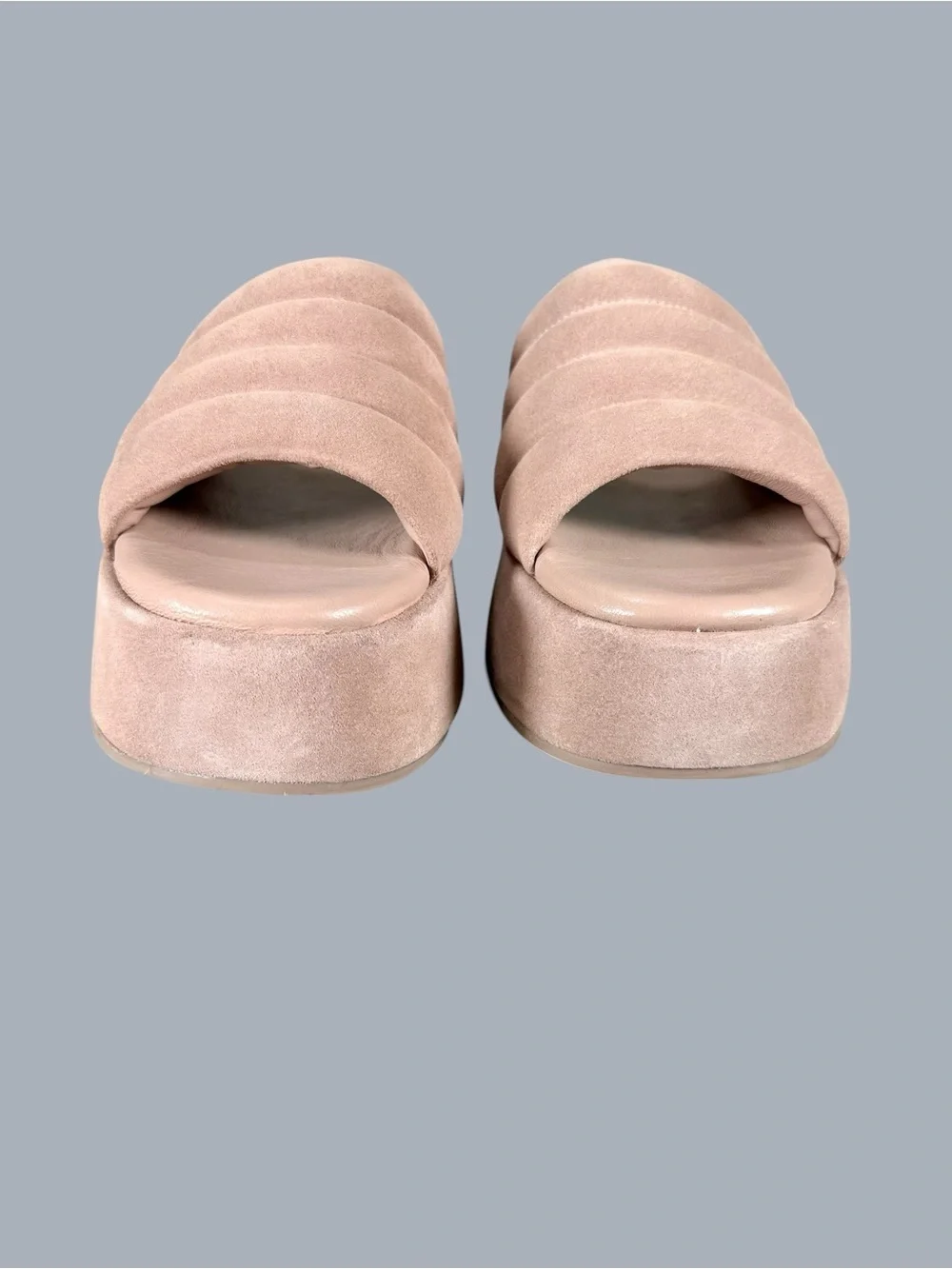 NWT Free People women’s Almost Paradise Platform Slide Sandals US9